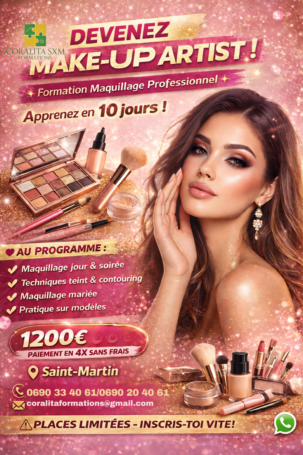 Atelier CORALITA SXM FORMATIONS — Maquillage professionnel